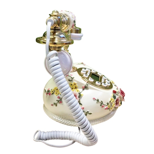 Office and home telephone fixed landline, European classical rural antique retro telephone