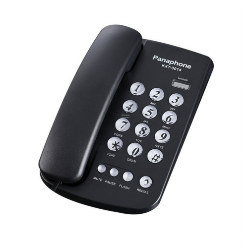 Telephones Office Home Phones Landline telephone—black