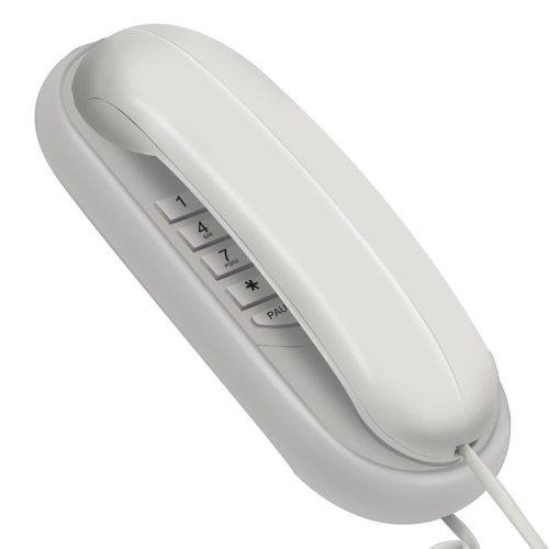 Wall-mounted corded telephone - landline telephone - for business or home, environmentally friendly and energy-saving, corded desk phone for home and