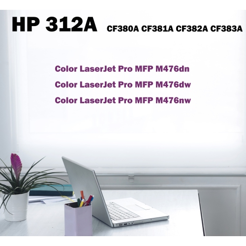 Ultra Toner® Compatible HP 312A 312X CF380X Toner Cartridge CF381A CF382A CF383A HP Color LaserJet Pro MFP M476dn M476dw M476nw