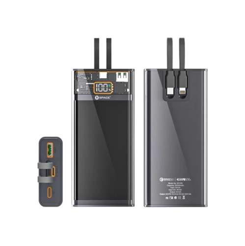 Chargeur portable 20000 mAh pour téléphone cellulaire avec écran numérique