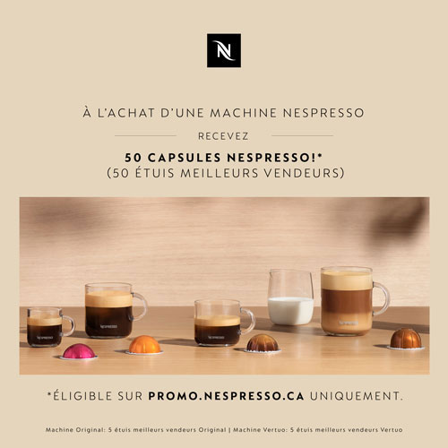 Machine à café/espresso Vertuo Pop+ Deluxe de Nespresso par Breville - Titane