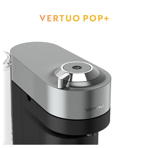 Machine à café/espresso Vertuo Pop+ Deluxe de Nespresso par De'Longhi - Titane