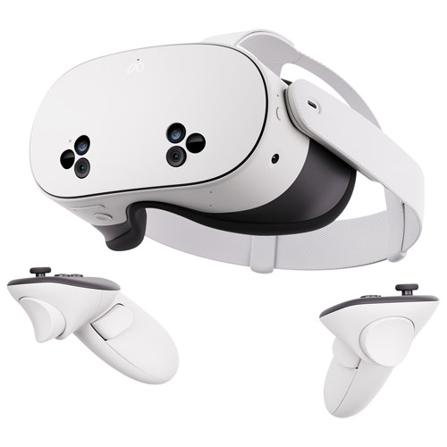 Image 1 de 6.. Remis à neuf - Casque de réalité virtuelle Meta Quest 3S de 128 Go