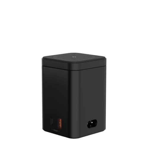 ADAM Elements Magnetic Wireless Mag 4 GaN 30W 4-in-1 Power Charging Station Foldable Stand for iPhone 12/13/14/15/16 series, Black