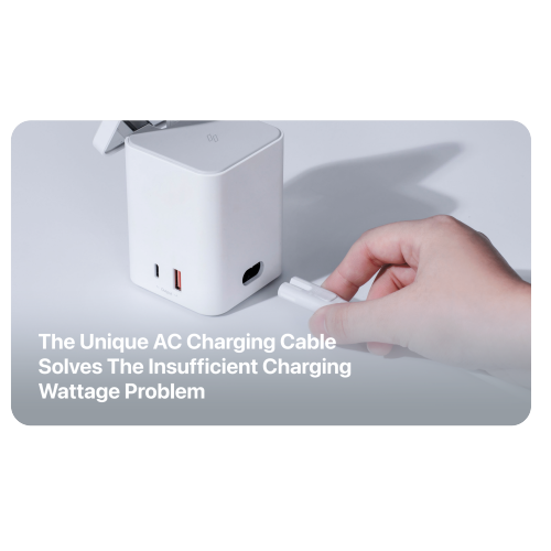 ADAM Elements Magnetic Wireless Mag 4 GaN 30W 4-in-1 Power Charging Station Foldable Stand for iPhone 12/13/14/15/16 series, White