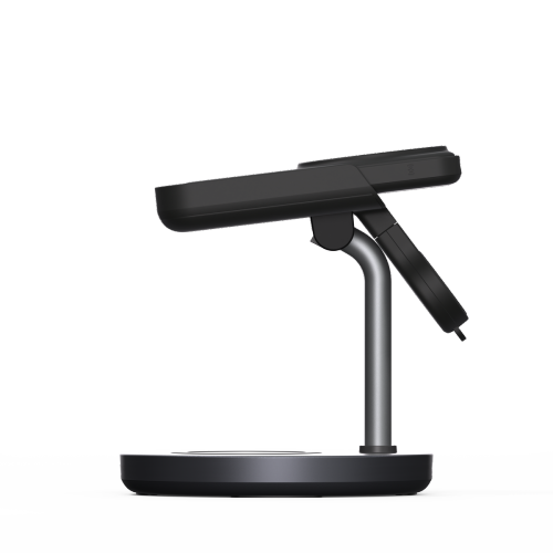 ADAM Elements Magnetic Wireless Mag 5 5-in-1 Power Charging Station with 10,000 mAh Power Bank for iPhone 12/13/14/15/16 series, Apple Watch and