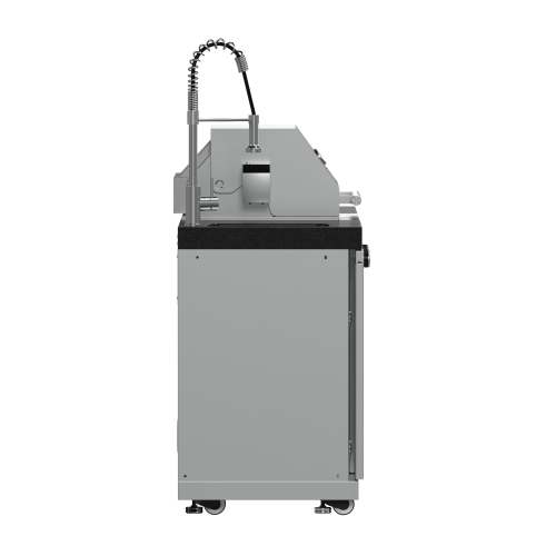 FORNO Bulnes 30-Inch BBQ, 60,000 BTU, 3 Burners with Sear & Rotisserie Infrared Burners, Stainless Steel Outdoor Kitchen with 1.8 cu.ft. Beverage