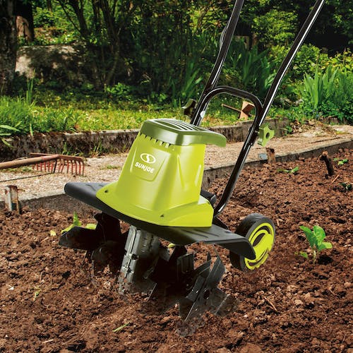 Sun Joe 13.5-Amp 16-Inch Electric Tiller/Cultivator with 6-In Wheels