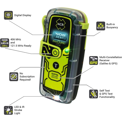 ACR PLB-425 ResQLink View - Buoyant Personal Locator Beacon