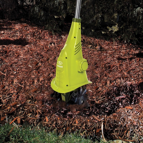 Sun Joe TJ599E Electric Garden Cultivator | 6.3-inch | 2.5-Amp | Adjustable Shaft