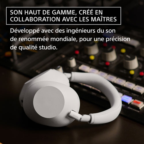 Casque d'écoute Bluetooth à suppression du bruit WH-1000XM6 de Sony - Bleu