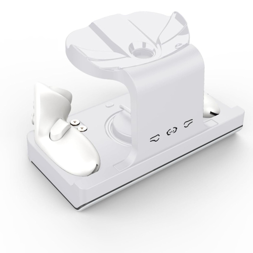 Station de recharge rapide pour casque et manettes Meta Quest 3 d'Oculus simultanément, indicateurs LED, éclairage RVB, base magnétique, socle de