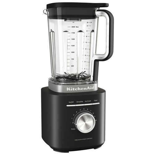 Mélangeur de comptoir 1700 W de 2 L Pure Power de KitchenAid - Noir mat