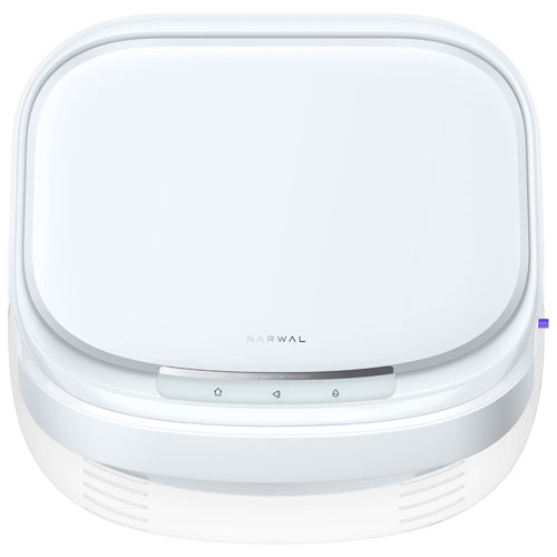 Narwal Freo Z10 Wi-Fi Connected Robot Vacuum & Mop Bundle with Mop Bonus Pack - White