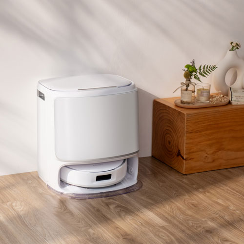 Aspirateur robot à vadrouille avec connectivité Wi-Fi Freo Z10 de Narwal avec ensemble de vadrouille en prime - Blanc