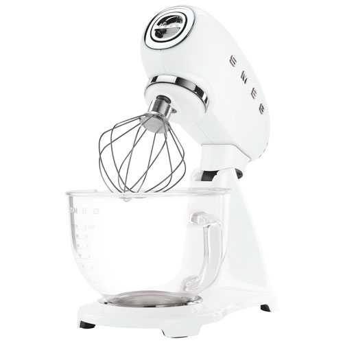 Smeg Tilt-Head Stand Mixer - 5Qt - 800-Watt - White