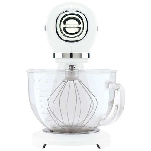 Smeg Tilt-Head Stand Mixer - 5Qt - 800-Watt - White