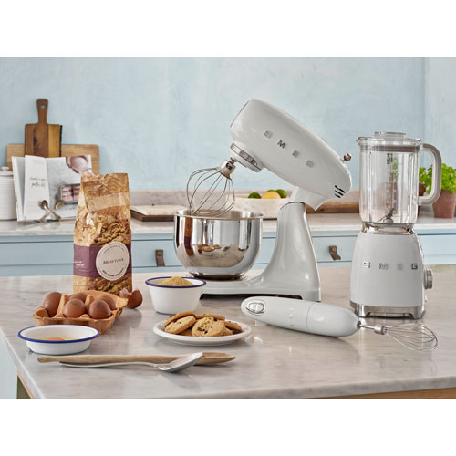 Smeg Tilt-Head Stand Mixer - 5Qt - 800-Watt - White