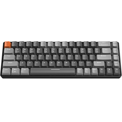 MAGIC-REFINER  60% Wireless Mechanical Keyboard - Tooth 5.0/2.4Ghz, 68-Key Hot Swappable, Clicky Switch, for PC, Mac, Smartphone In Blue