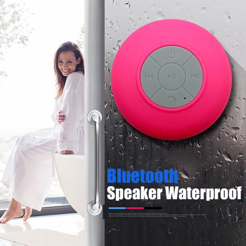 Bluetooth LED Waterproof Speaker Wireless Shower Music Stereo Handsfree Portable Black