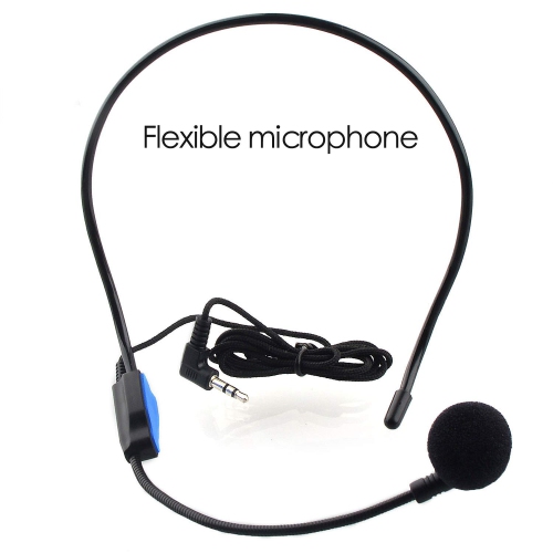 Amplificateur vocal, système de sonorisation rechargeable avec microphone filaire pour enseignants, guide touristique et plus encore