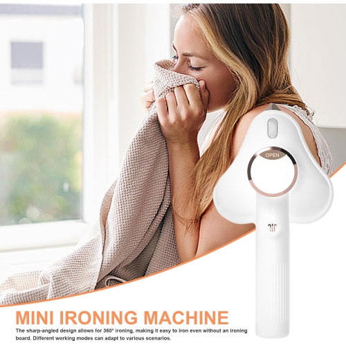 Portable Mini Iron – Fast Heating, Flexible Head & Compact for Travel/Home, Wrinkle-Free Clothes On-the-Go