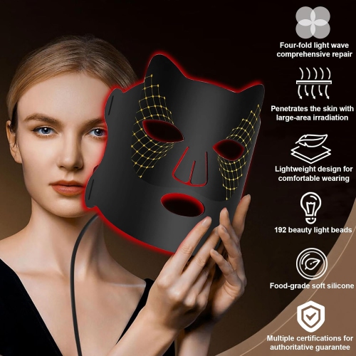 Red Light Therapy Mask, Infrared 850 Red Light Face Mask Light Therapy, Portable Facial Led Mask Skincare