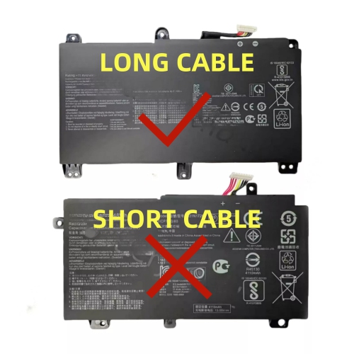 Genuine B31N1726 48Wh Battery Replacement for ASUS ROG Strix G531 G531GT G531GT-BI7N6 Series G15 G512 G512LI Series 11.4V 4240mAh Long cable