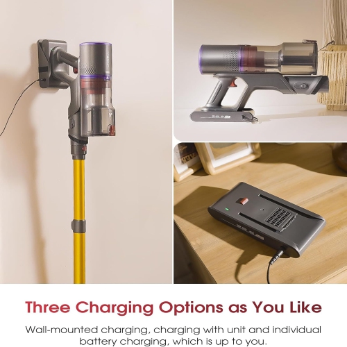 Aspirateur sans fil UNINELL HOME, 550&nbsp;W 48KPA, LED Screen, 65&nbsp;Min Runtime – pour poils d'animaux et tapis