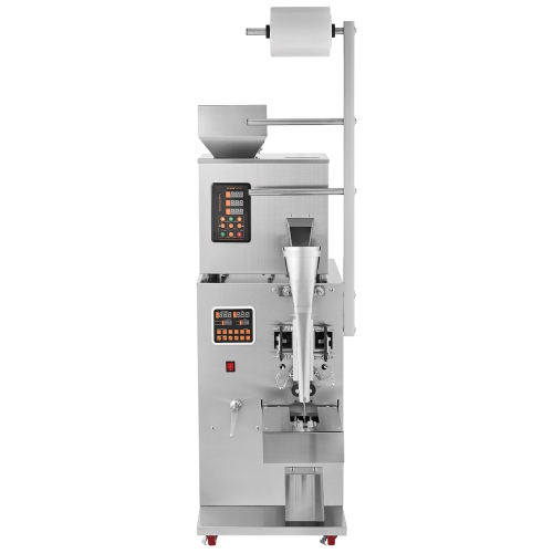 VEVOR 0.002-0.22lbs/1-100g Automatic Particle Packaging Machine, Multi-Function Pouch Powder Sachet Weighting Filling Packing Machine, Powder Filler
