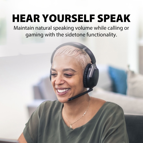 Avantalk Aria Pro 3 - Bluetooth 5.3 Noise-Cancelling Headphones with Detachable Mic & USB-C Dongle for Work Calls & Music in Noisy Office or at Home,