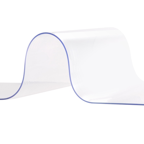 VEVOR Strip Curtain, 84" Height x 38" Width, 0.08" Thickness, 6PCS Clear PVC Strip Door Curtain, Freezer Curtain, Plastic Door Strips for Walk in