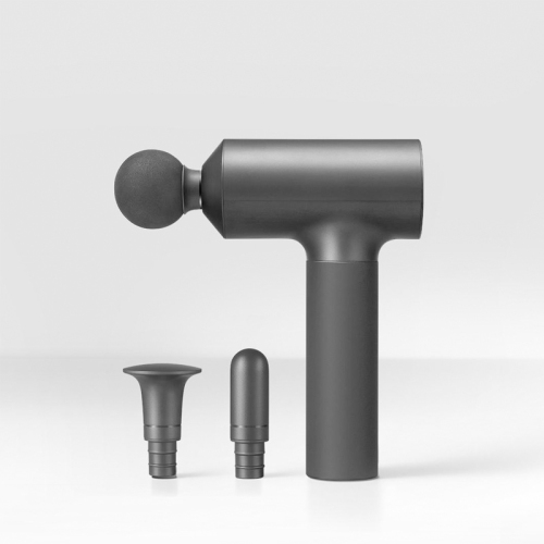 Pistolet de massage Xiaomi , Puissance intelligente, Tête LCD Appareil de massage à percussion Muscle Soulagement relaxant Pistolets de thérapie à