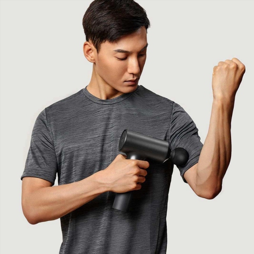 Pistolet de massage Xiaomi , Puissance intelligente, Tête LCD Appareil de massage à percussion Muscle Soulagement relaxant Pistolets de thérapie à