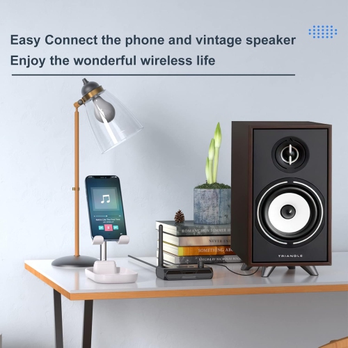 Adaptateur de récepteur Bluetooth, récepteur audio Bluetooth 5,3, adaptateur de musique/récepteur de musique/récepteur AV/récepteur