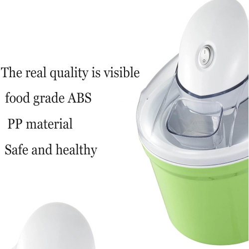 machine à crème glacée 1200&nbsp;ml, machine à crème glacée maison - grande capacité, facile à nettoyer, dessert maison 30 minutes, compact et