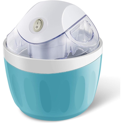 Quick-freezing ice cream machine – 500ml healthy dessert machine, compact and portable, 360° stirring, no ice residue, one-button operation