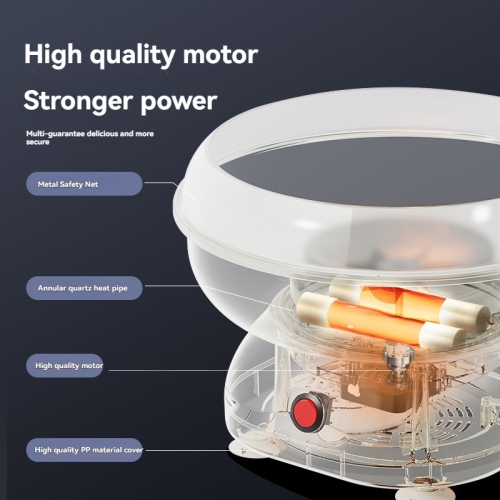 Cotton candy machine for home and party Mini fancy candy machine Detachable and easy to clean One-touch operation, can make sugar and hard candy