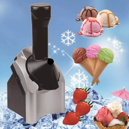 Fruit soft serve ice cream machine, electronic frozen yogurt machine, sorbet machine for frozen fruit desserts, portable home use