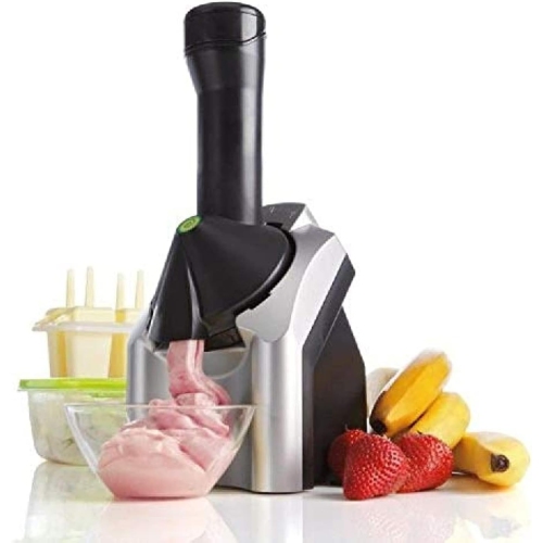 Fruit soft serve ice cream machine, electronic frozen yogurt machine, sorbet machine for frozen fruit desserts, portable home use