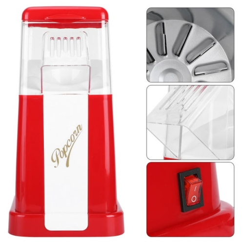 Machine à maïs soufflé automatique électrique Mini machine à maïs soufflé portative Machine à maïs soufflé domestique Machine à maïs soufflé rapide