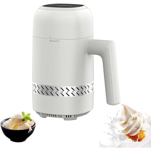 300ml ice cream machine, digital display, no pre-cooling required, multi-function, 6 functions, enhanced cold retention, home use fully automatic,