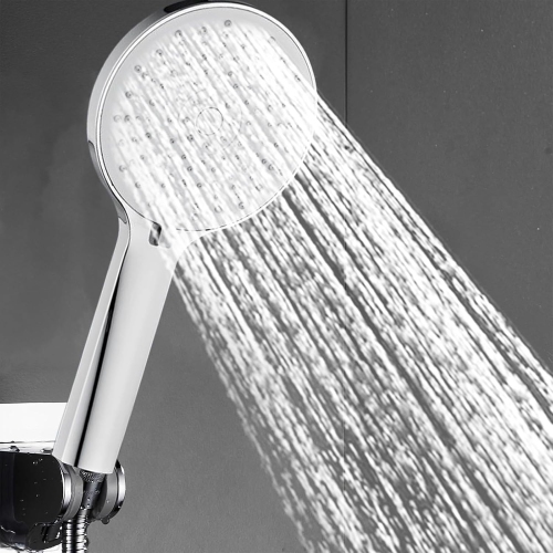 Large panel shower head booster five-speed large water output bathroom water heater shower head Yuba