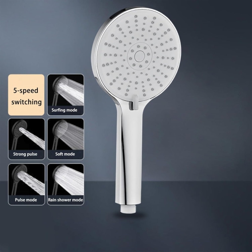 Large panel shower head booster five-speed large water output bathroom water heater shower head Yuba