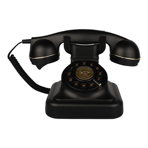 GREEN SCENIC  Rotary Phone, Vintage Rotary Phone for Home And Office Desk - In Black