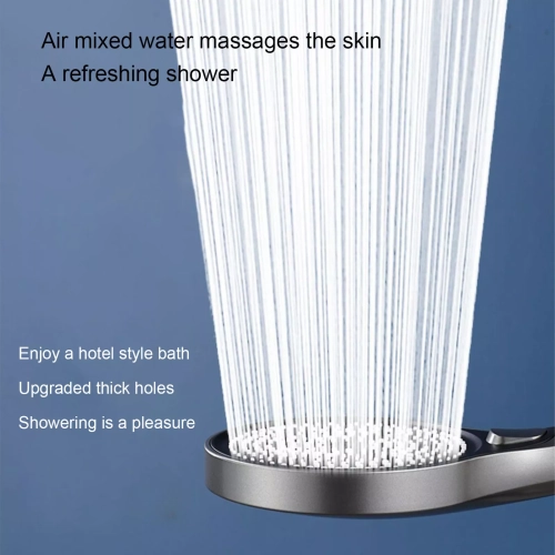 Shower head soft light silicone booster handheld large shower head booster large water flow spray shower head large shower