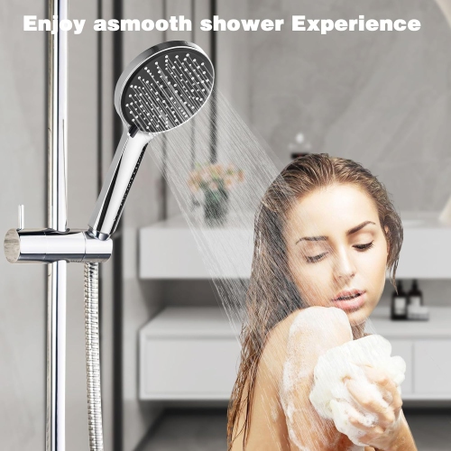 Large panel shower head booster five-speed large water output bathroom water heater shower head Yuba