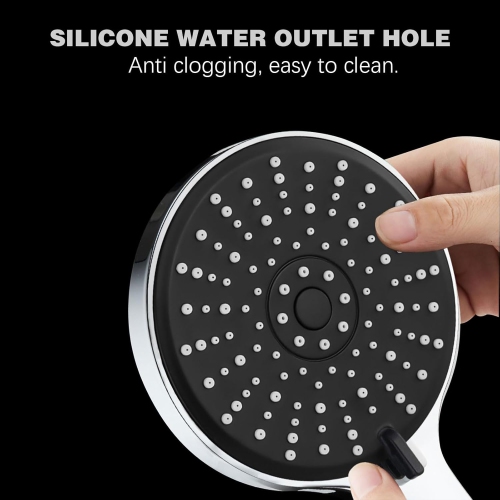 Large panel shower head booster five-speed large water output bathroom water heater shower head Yuba