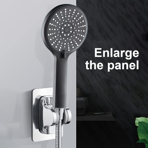 Grand panneau d'appoint de pomme de douche cinq vitesses grande sortie d'eau de salle de bain chauffe-eau pomme de douche Yuba